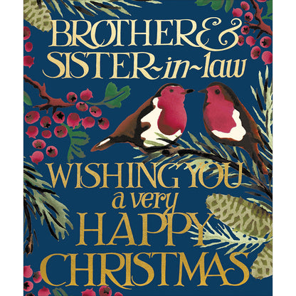 Emma Bridgewater Brother & Sister-In-Law Christmas Card