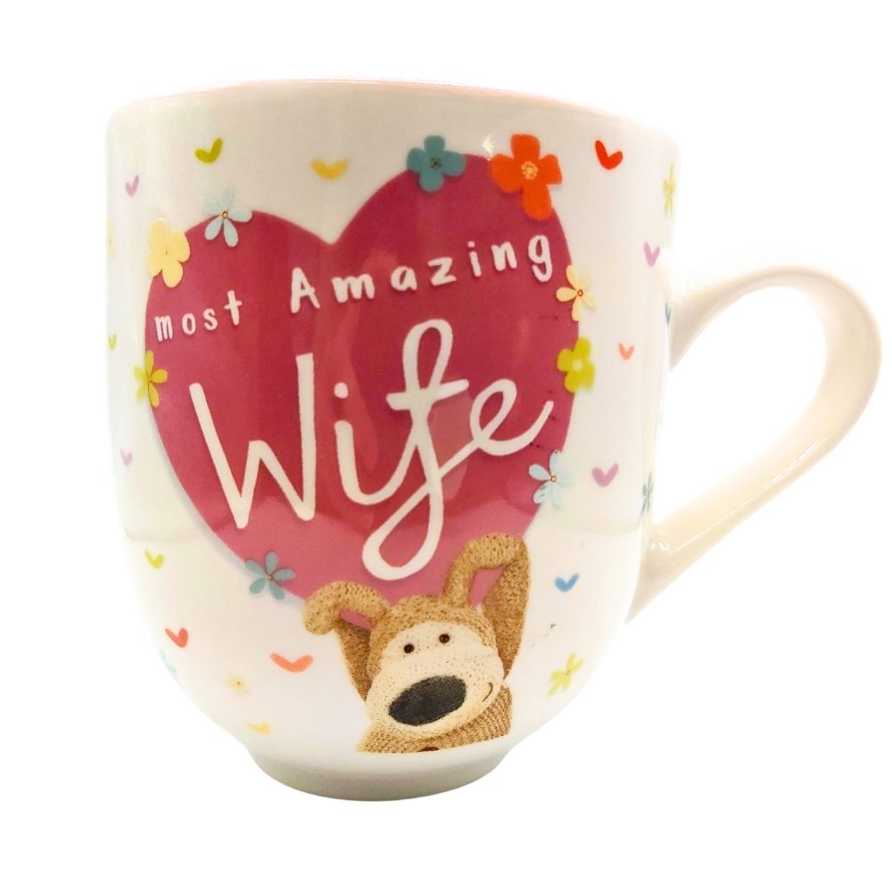 Boofle Amazing Wife Love Blooms Fur-Ever Mug Gift Idea