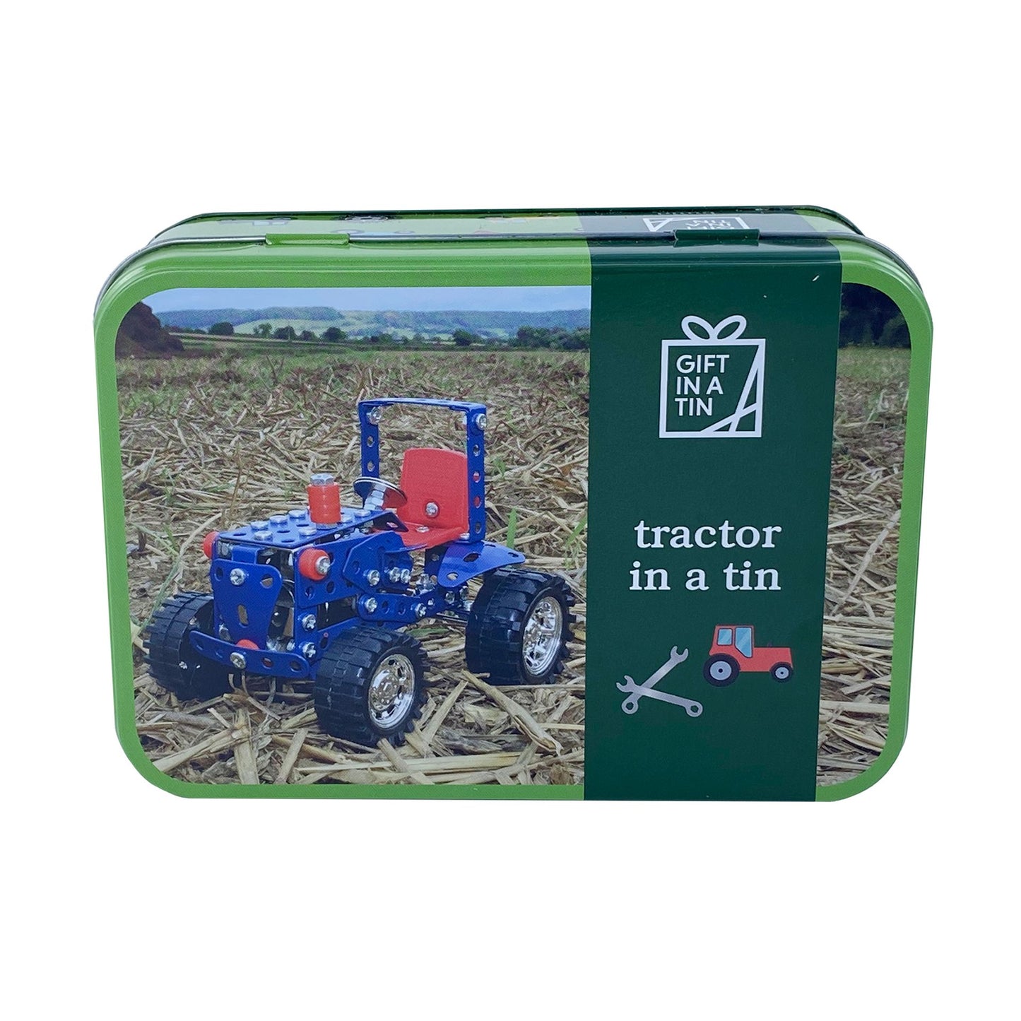 Apples To Pears Tractor Construction Kit Gift In A Tin