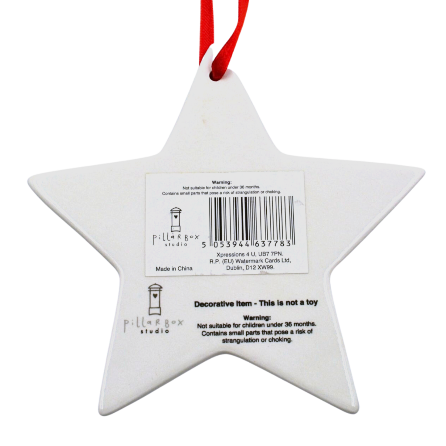 Scribbles Cute World's Best Teacher Ceramic Star Plaque