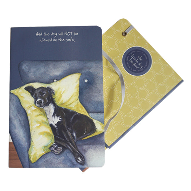 The Little Dog Laughed On The Sofa Dog Themed A5 Notebook