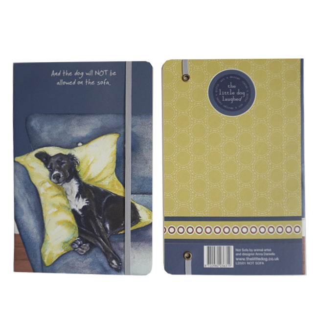 The Little Dog Laughed On The Sofa Dog Themed A5 Notebook