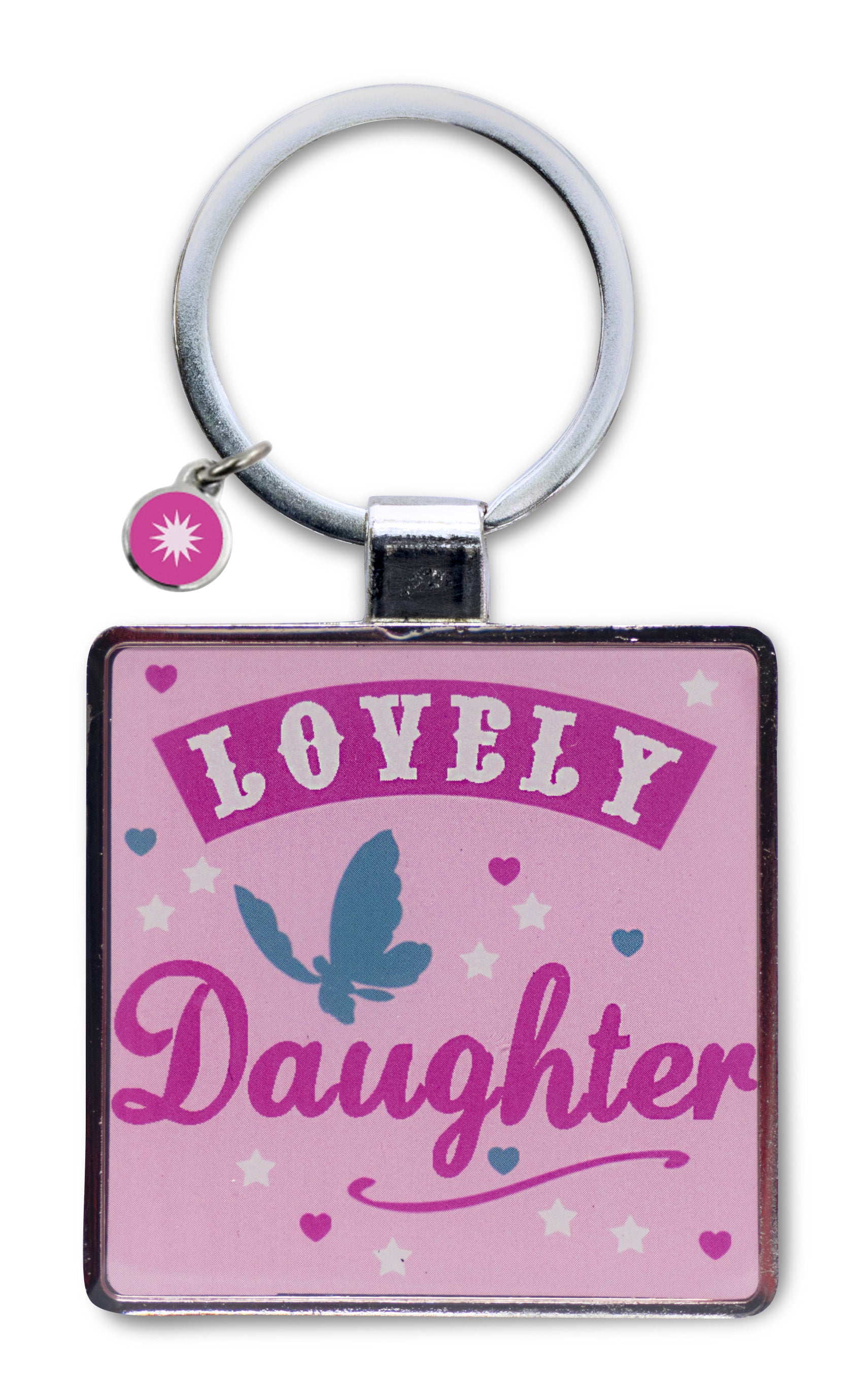 Lovely Daughter Little Wishes Metallic Keyring – Love Kate's