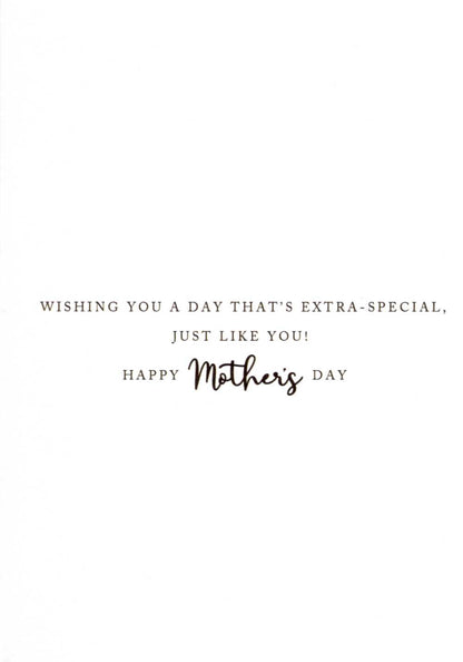 Mum You're One Of A Kind Embellished Mother's Day Card