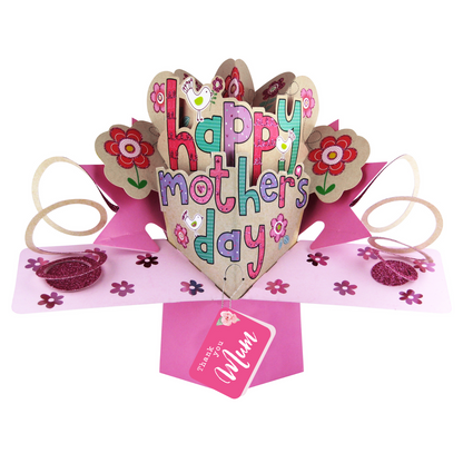 Happy Mother's Day Thank You Mum Pop Up Card