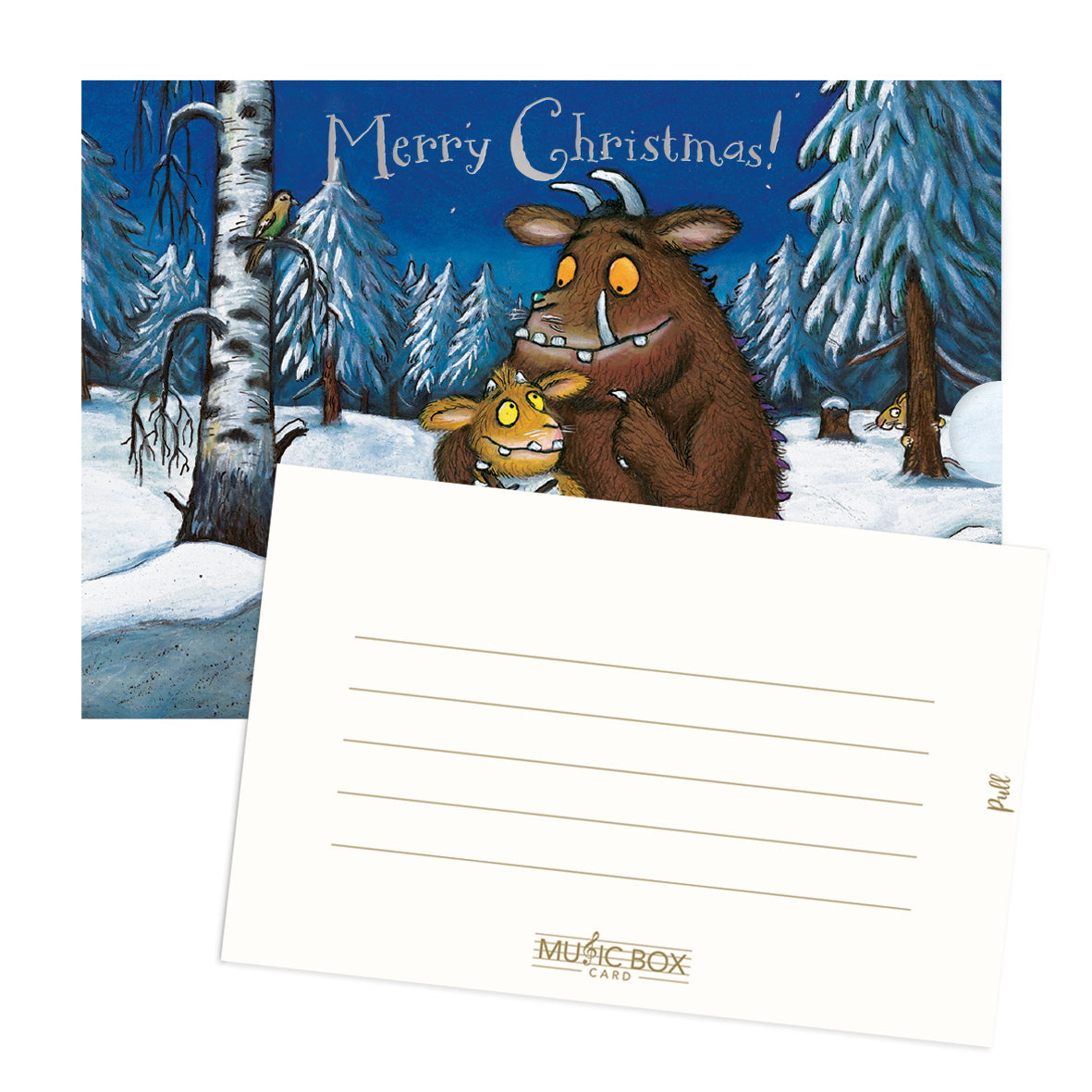 The Gruffalo Music Box Christmas Card Novelty Dancing Musical Cards