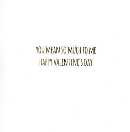 To The One I Love Embellished Valentine's Day Card