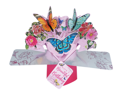 Birthday Butterfly Pop-Up Greeting Card