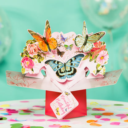 Birthday Butterfly Pop-Up Greeting Card