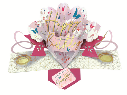 Amazing Daughter Happy Birthday Pop-Up Greeting Card