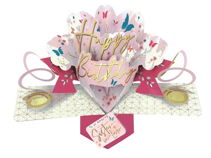 Sister-In-Law Happy Birthday Pop-Up Greeting Card