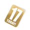 17 Today! Gold Tag