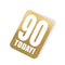 90 Today! Gold Tag