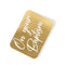 On your Baptism Gold Tag