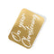 On your Christening Gold Tag