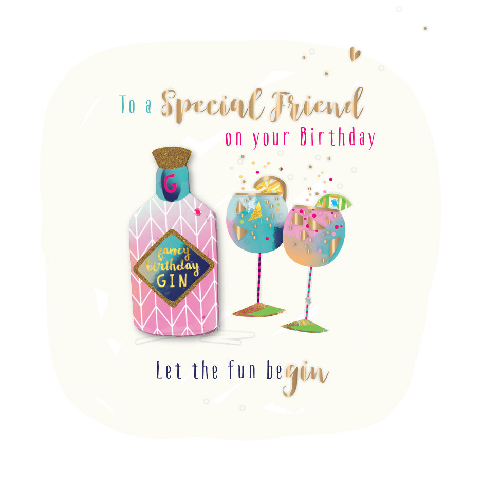 Special Friend Embellished Birthday Greeting Card – Love Kate's