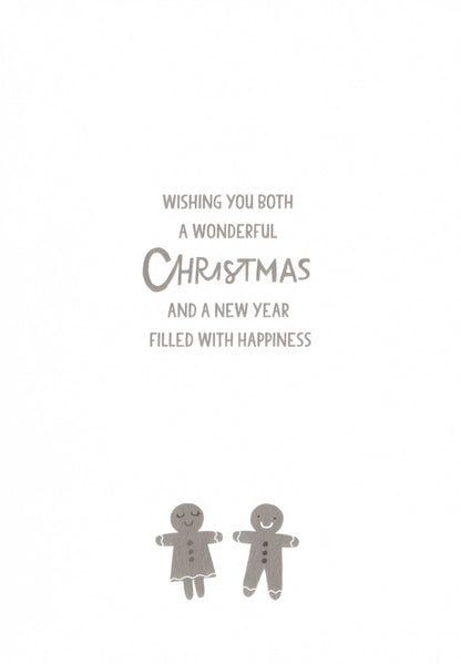 Son & Partner With Love Fun Hand-Finished Christmas Card