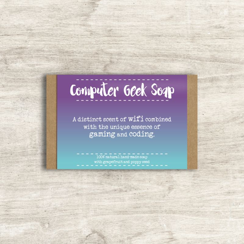 Computer Geek Soap Bar In Gift Box