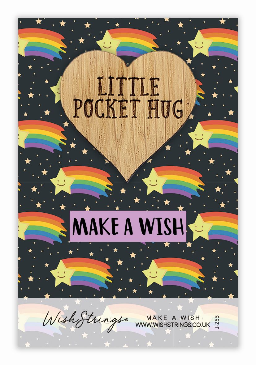 Shooting Star Make A Wish Little Pocket Hug Wish Token