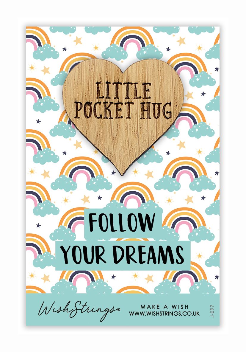 Follow Your Dreams Little Pocket Hug Wish Token