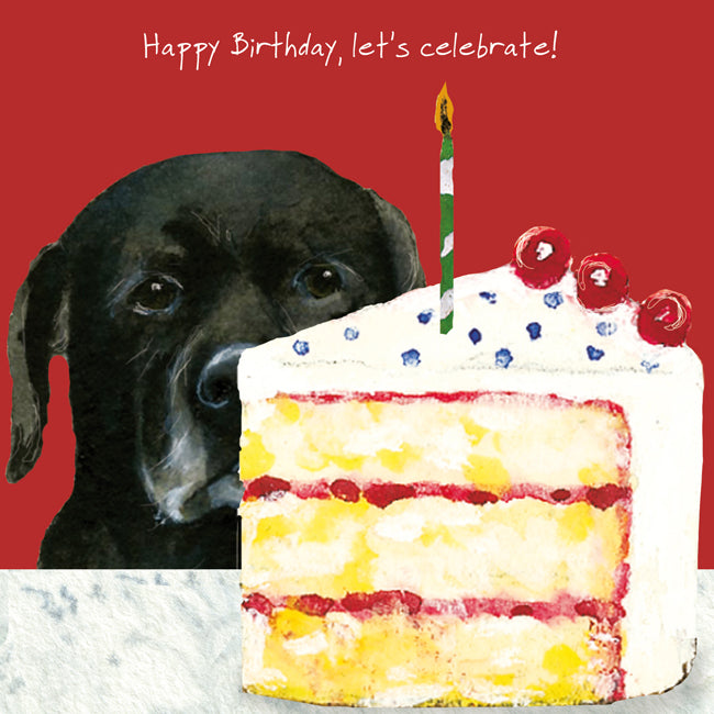 Birthday Let's Celebrate Little Dog Laughed Birthday Card