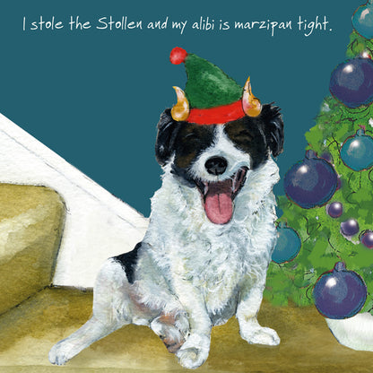 Jack Stole The Stollen Little Dog Laughed Christmas Card