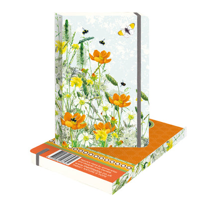 Tuppence A Bag Bees & Wildflowers Nature Themed A5 Notebook