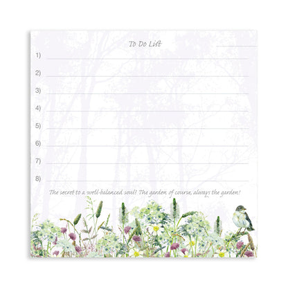 List Maker Notepad Garden Soul Tuppence A Bag To Do List