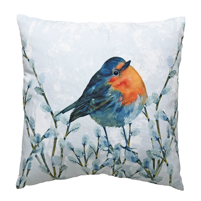 Tuppence A Bag Robin Redbreast Bird Cushion Gift