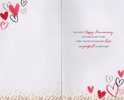 My Wonderful Wife Embellished Anniversary Greeting Card