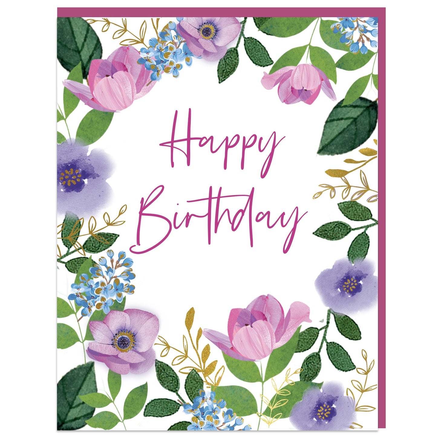 Pop Out Happy Birthday Floral Butterflies Card Just WOW!