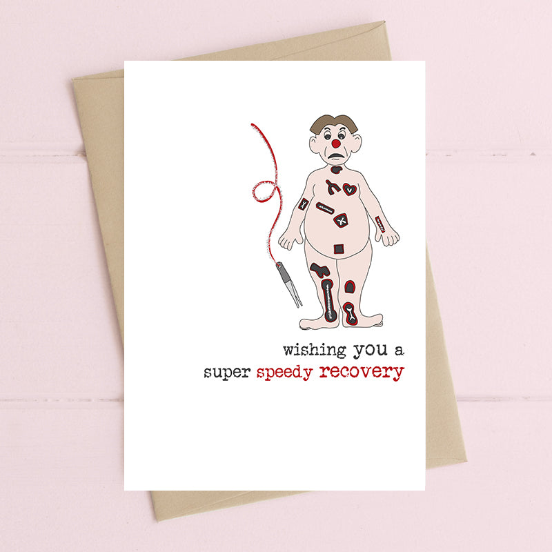 A Super Speedy Recovery Get Well Greeting Card