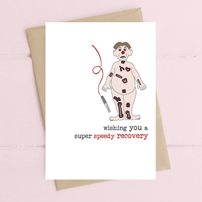 A Super Speedy Recovery Get Well Greeting Card