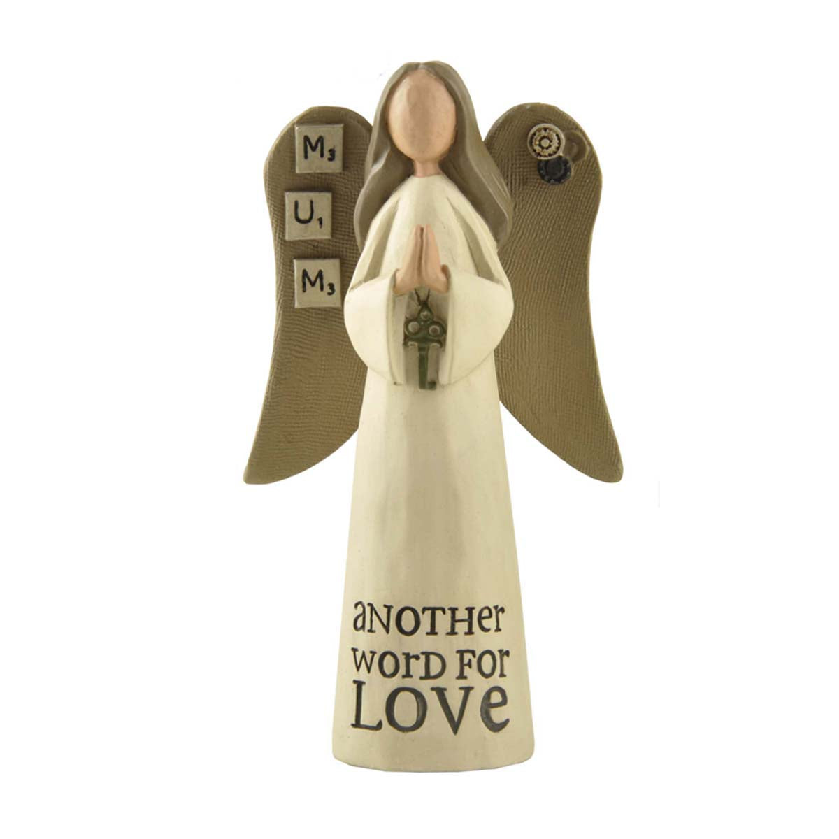 Mum Another Word For Love Feather & Grace Angel Figurine