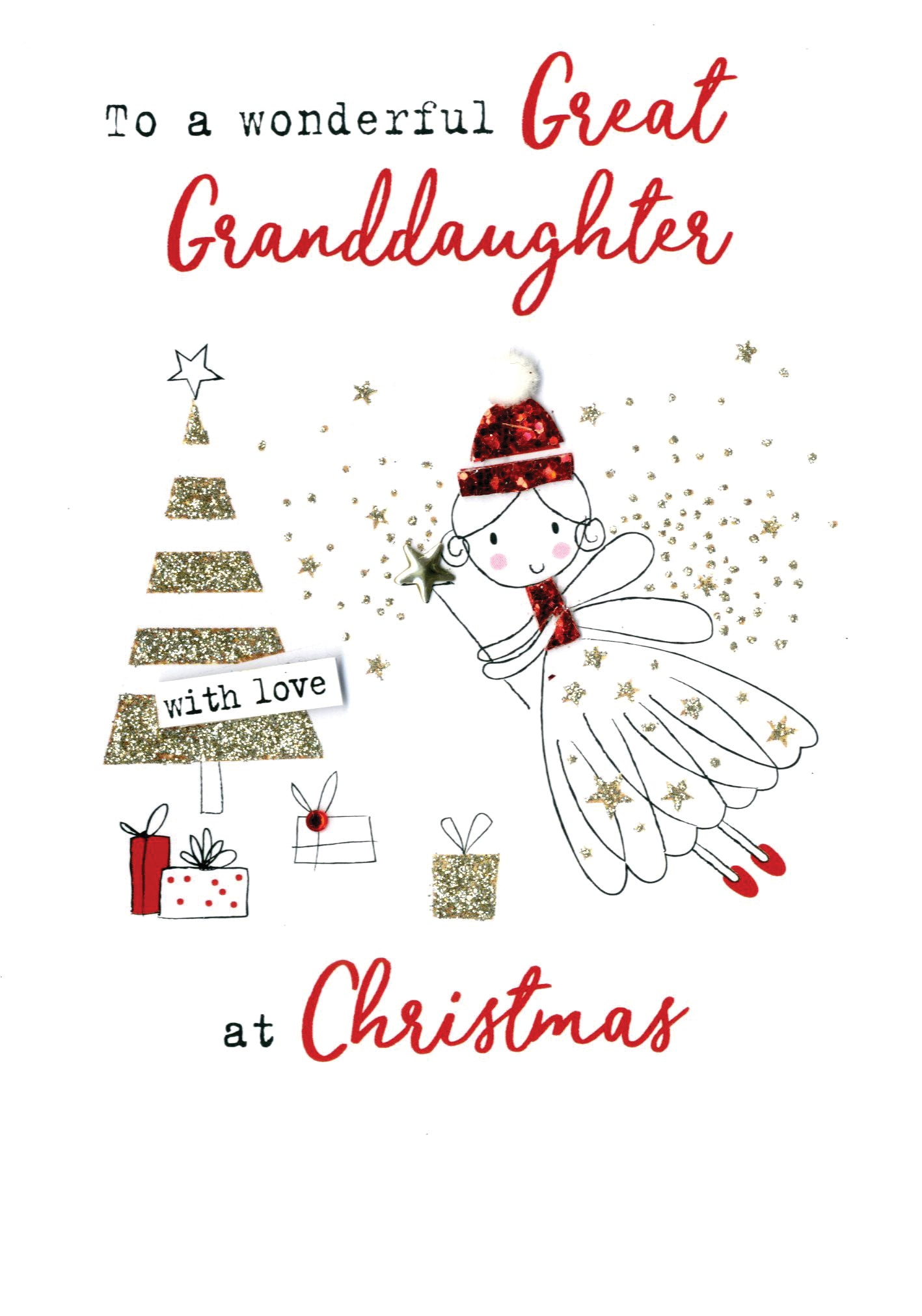 Great Granddaughter Irresistible Christmas Greeting Card – Love Kate's