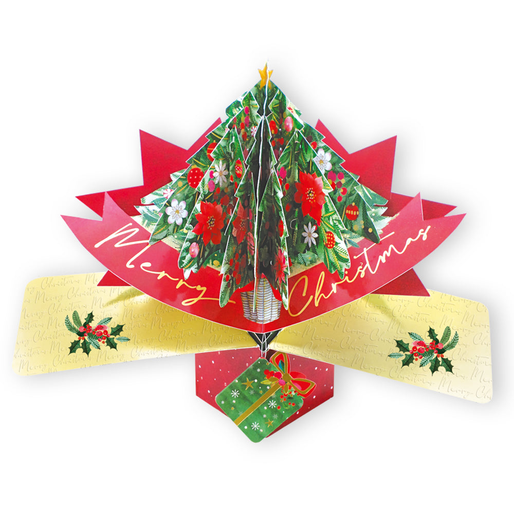 Christmas Tree Pop Up Christmas Greeting Card