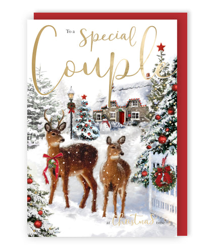 Special Couple Singing Musical Christmas Card