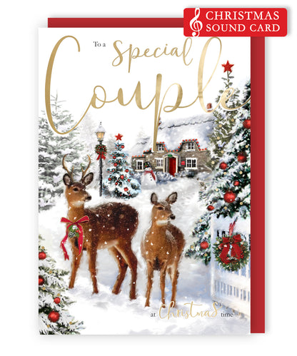 Special Couple Singing Musical Christmas Card