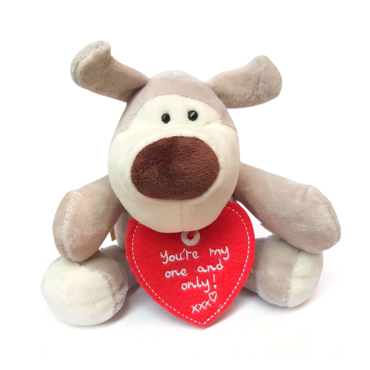 Boofle You're My One & Only 5" Sitting Lamboa Dog Plush