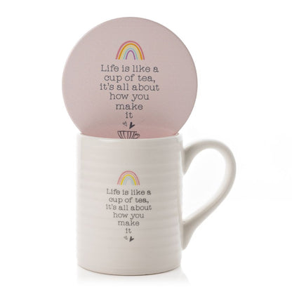 It's How You Make It Gift Set Mug & Coaster In A Gift Box