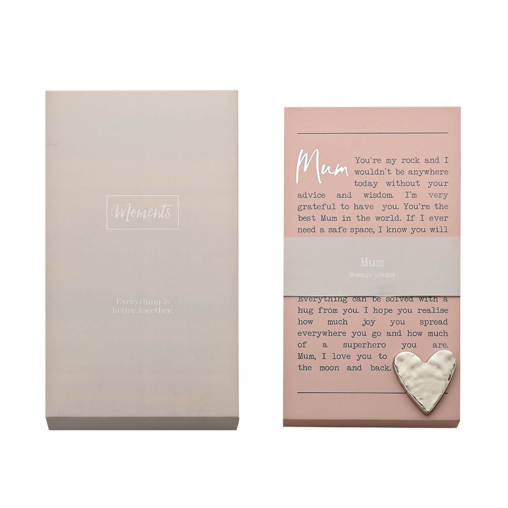 "Mum" Sentimental Moments Message Plaque