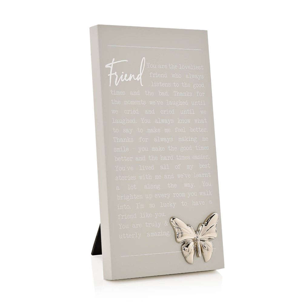 "Friend" Sentimental Moments Message Plaque