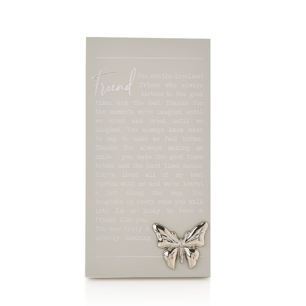 "Friend" Sentimental Moments Message Plaque