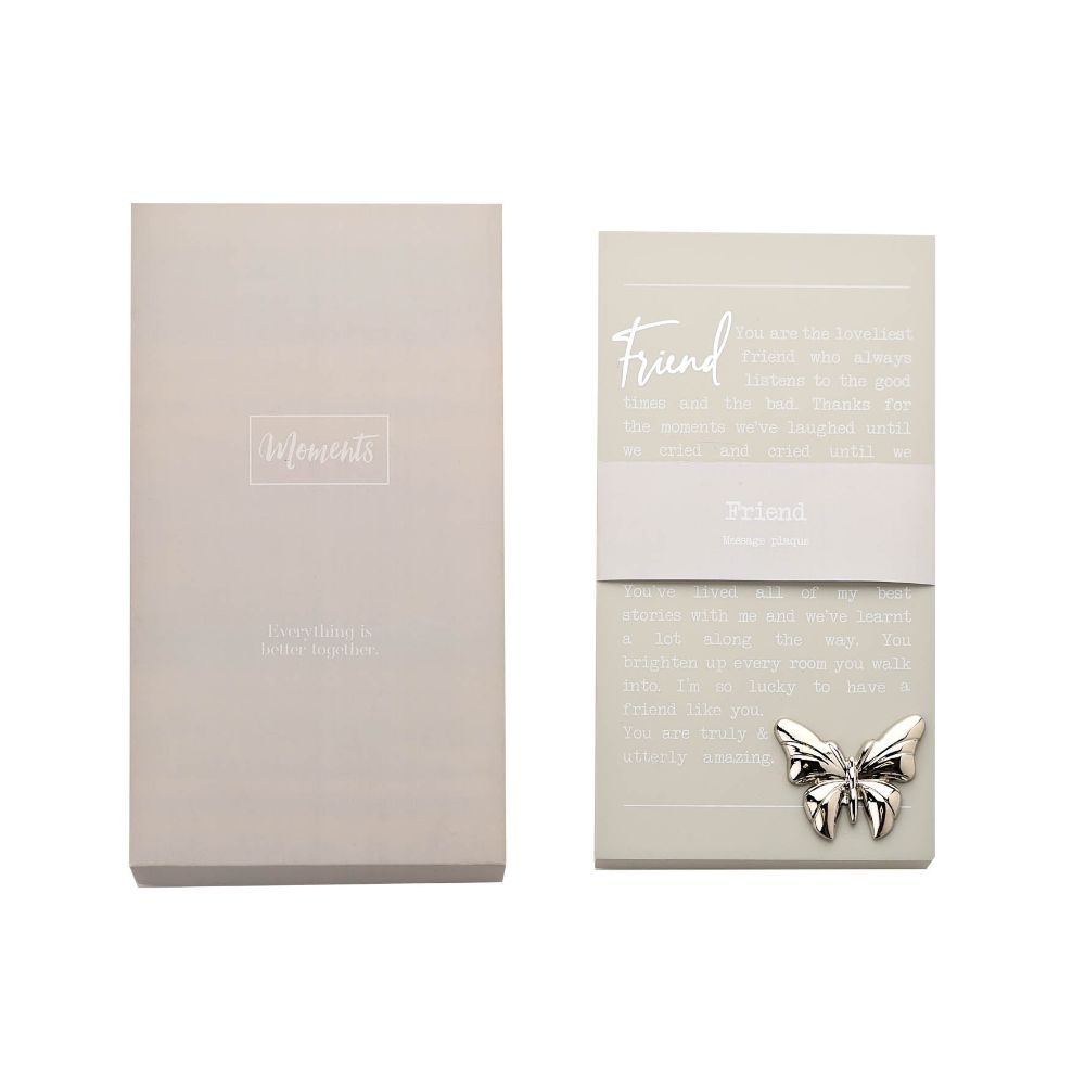 "Friend" Sentimental Moments Message Plaque