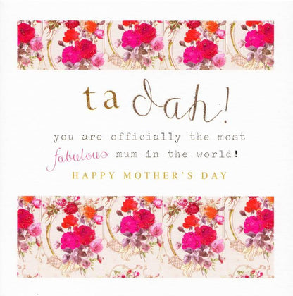 Stephanie Rose Ta Dah Fabulous Mum Mother's Day Greeting Card