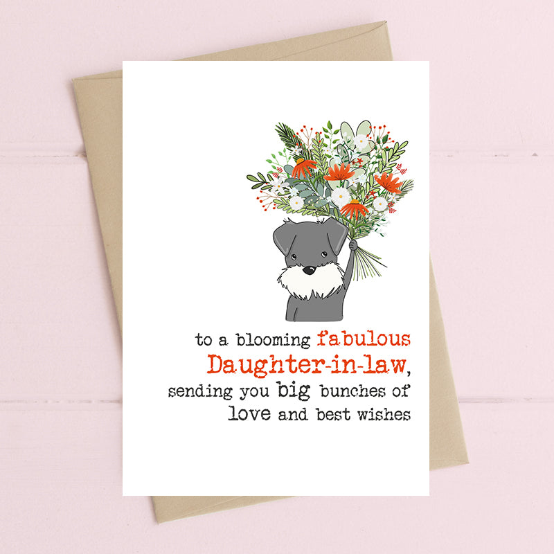 Fabulous Daughter-In-Law Birthday Greeting Card